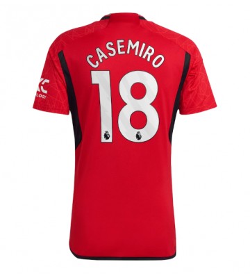 Manchester United Casemiro #18 Primera Equipación 2023-24 Manga Corta